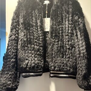 Heartloom Charcoal and Ebony Teddy Jacket